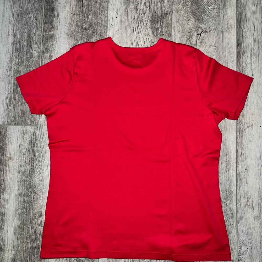 L.L. Bean Red Short Sleeve Tee - Picture 2 of 9